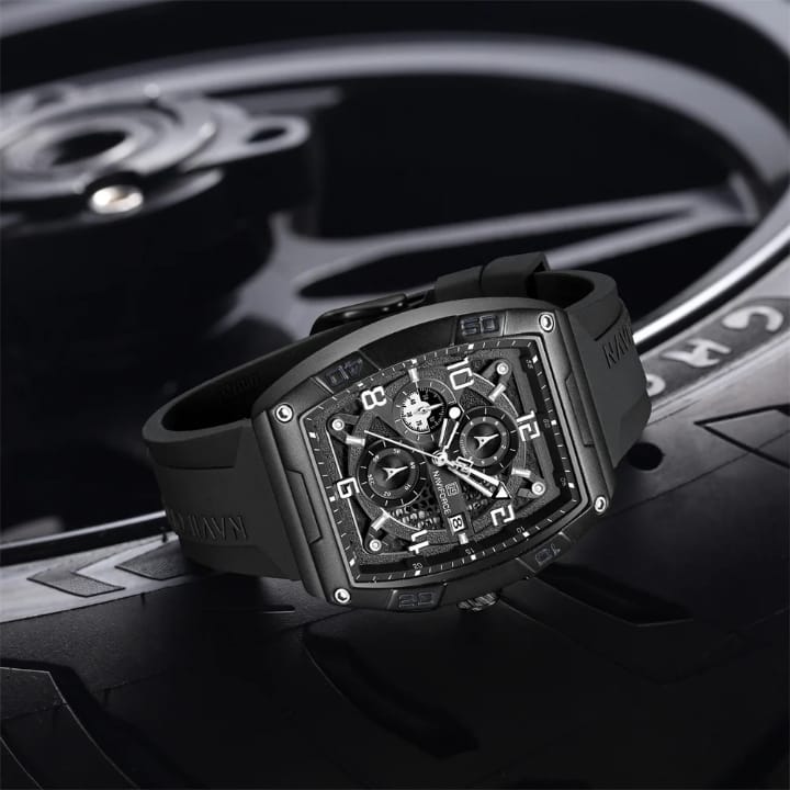 Naviforce NF8052 The Pinnacle of Rugged Luxury Waterproof Chronograph Watch for the Modern Man.