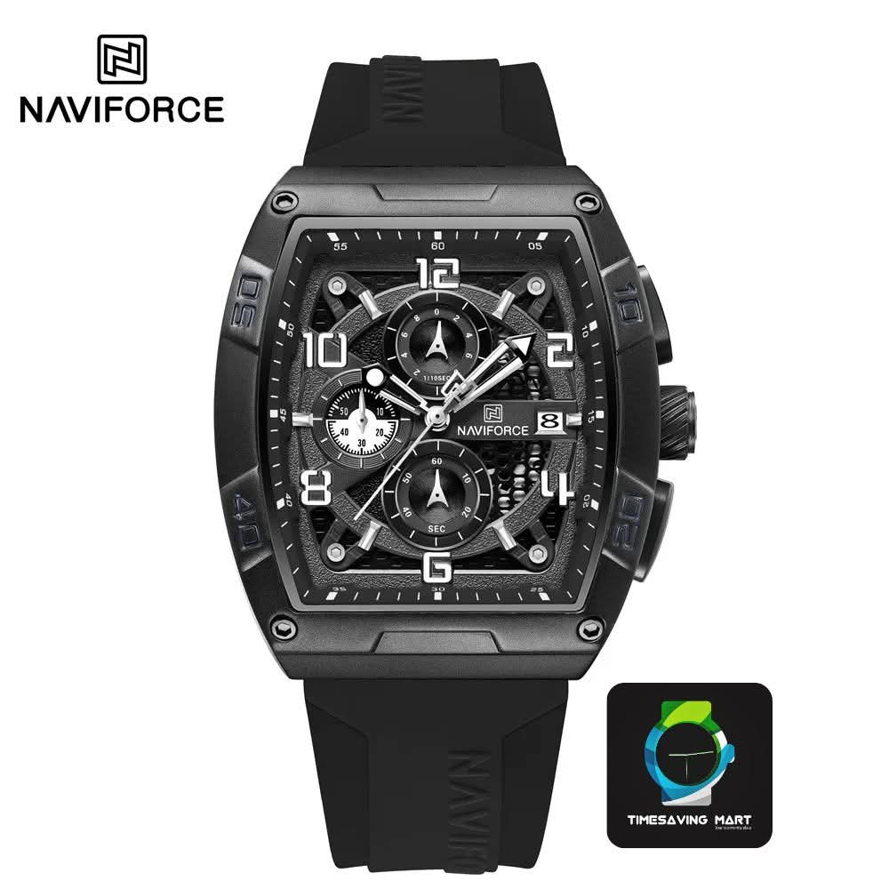 Naviforce NF8052 The Pinnacle of Rugged Luxury Waterproof Chronograph Watch for the Modern Man.