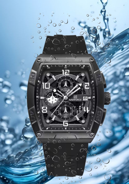 Naviforce NF8052 The Pinnacle of Rugged Luxury Waterproof Chronograph Watch for the Modern Man.